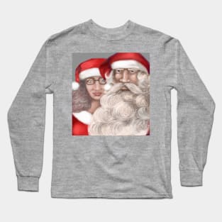 Santa Claus and Mary Christmas Long Sleeve T-Shirt